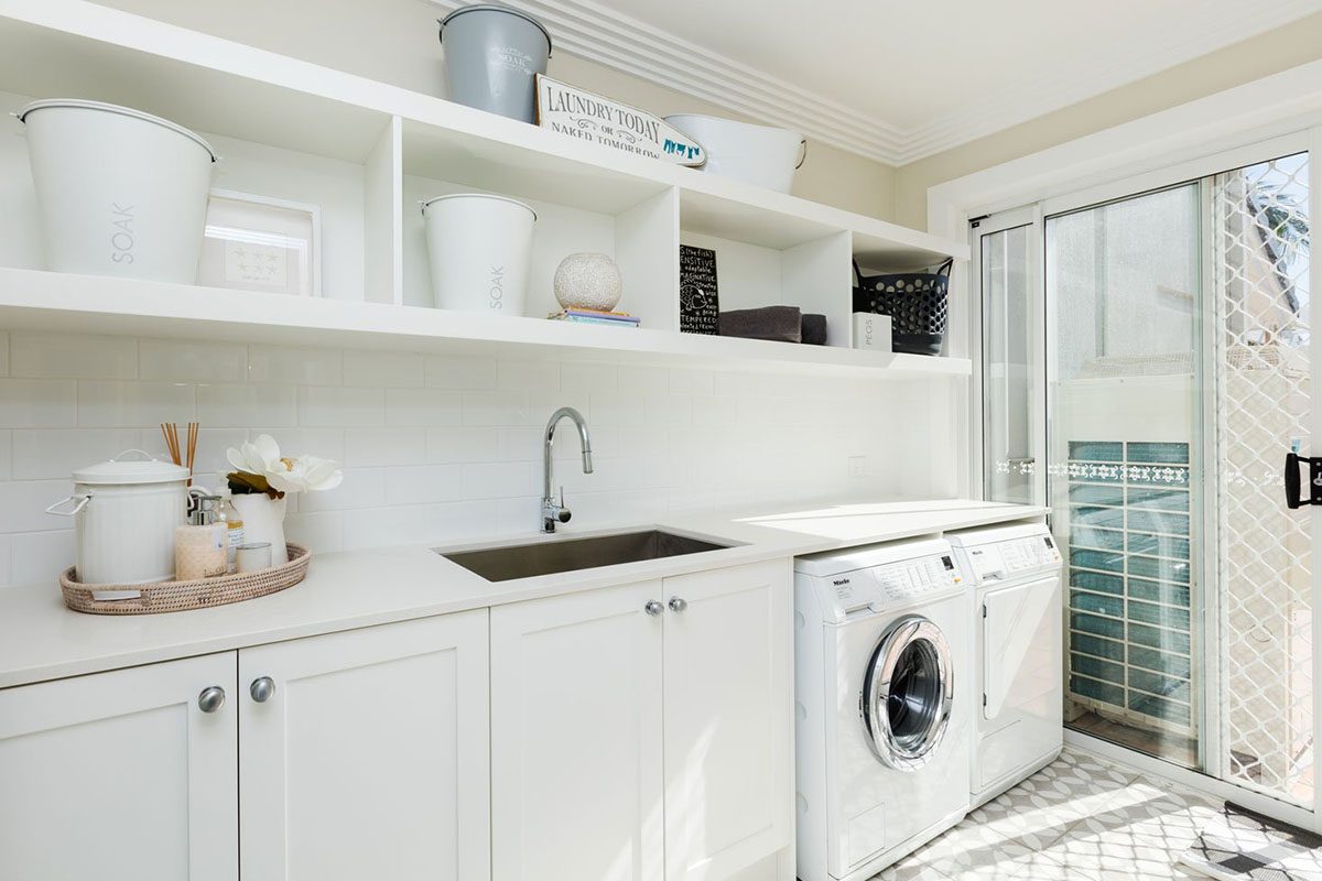 laundry cabinets