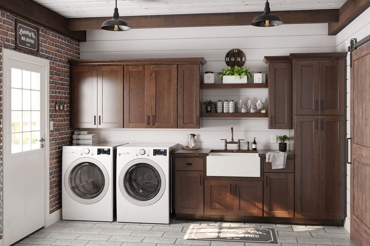 laundry cabinets